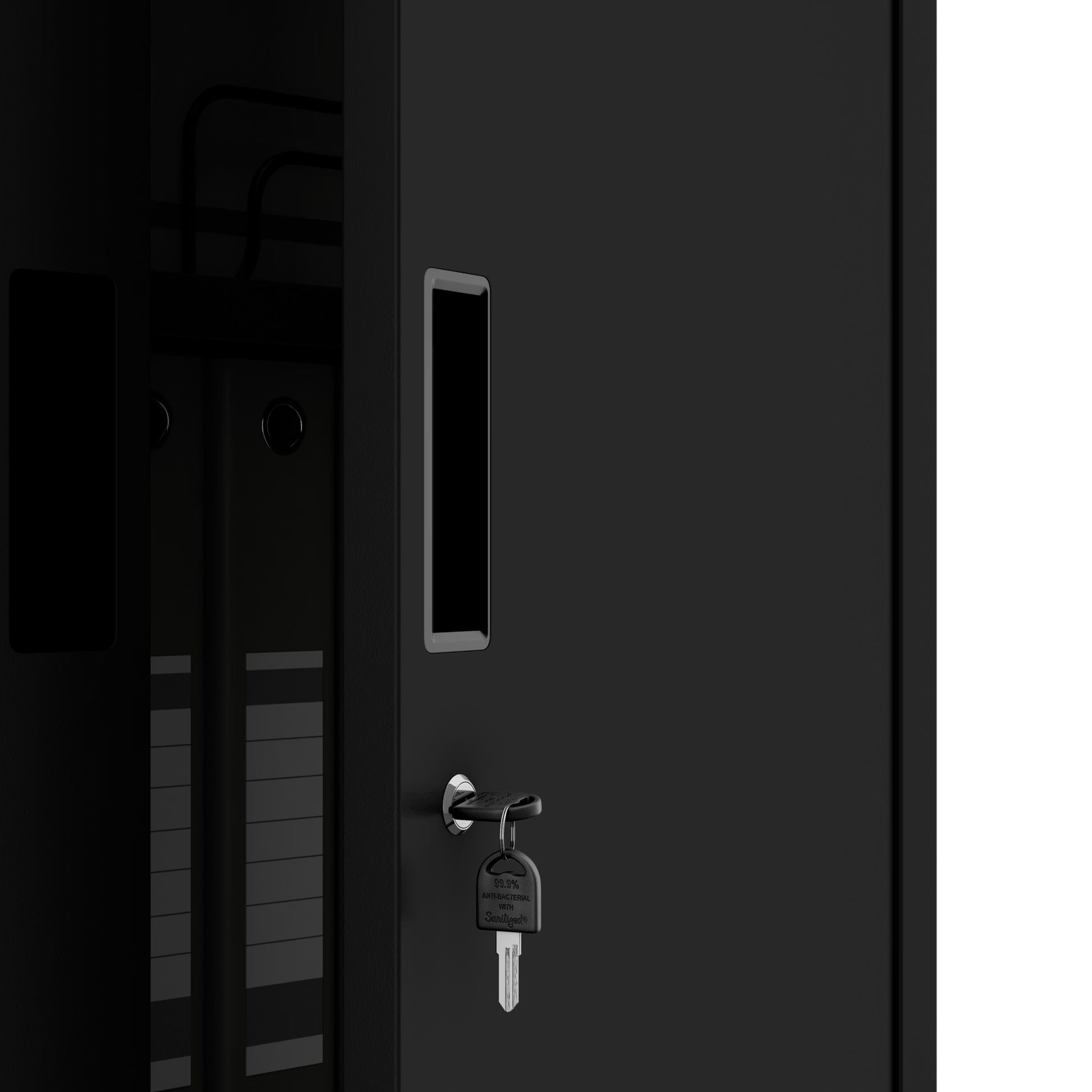 Skapis Yan kompakts 175/80/40 cm melns - N1 Home