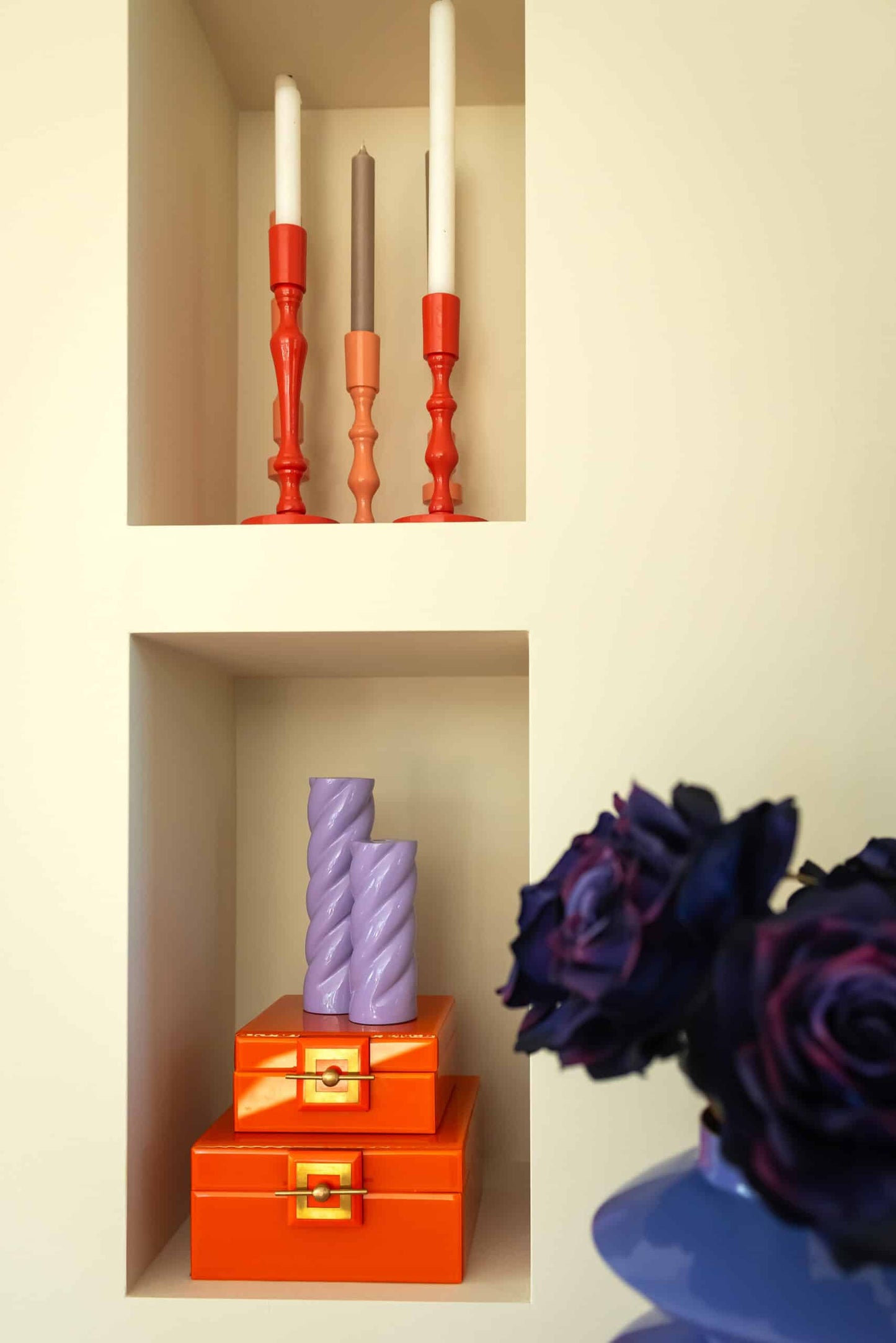 Uzglabāšanas kaste Bodine Richmond Interiors 17/17/8; 21.5/21.5/10.5 cm oranžs