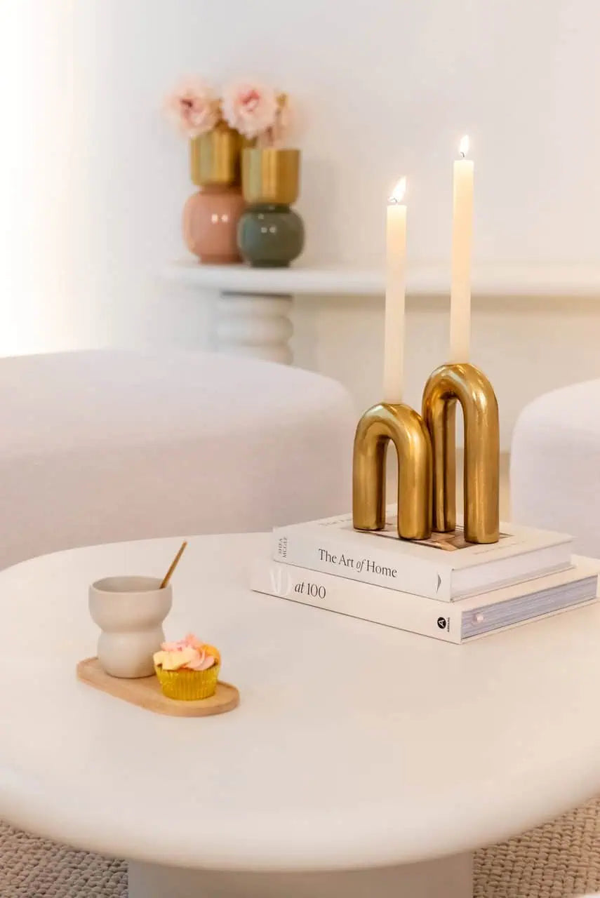 Svečturis Rowin gold small Richmond Interiors 15/12/5 cm zelts - N1 Home