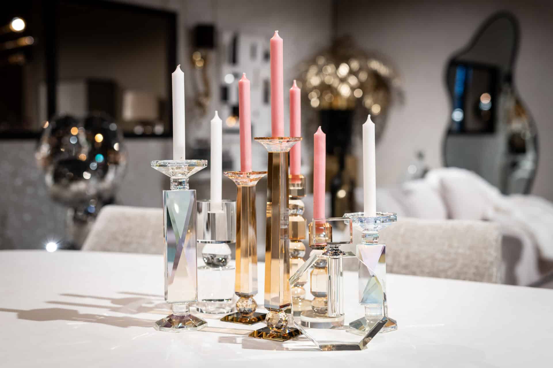 Svečturis Zahra Richmond Interiors 21/8/8 cm Kristāls - N1 Home