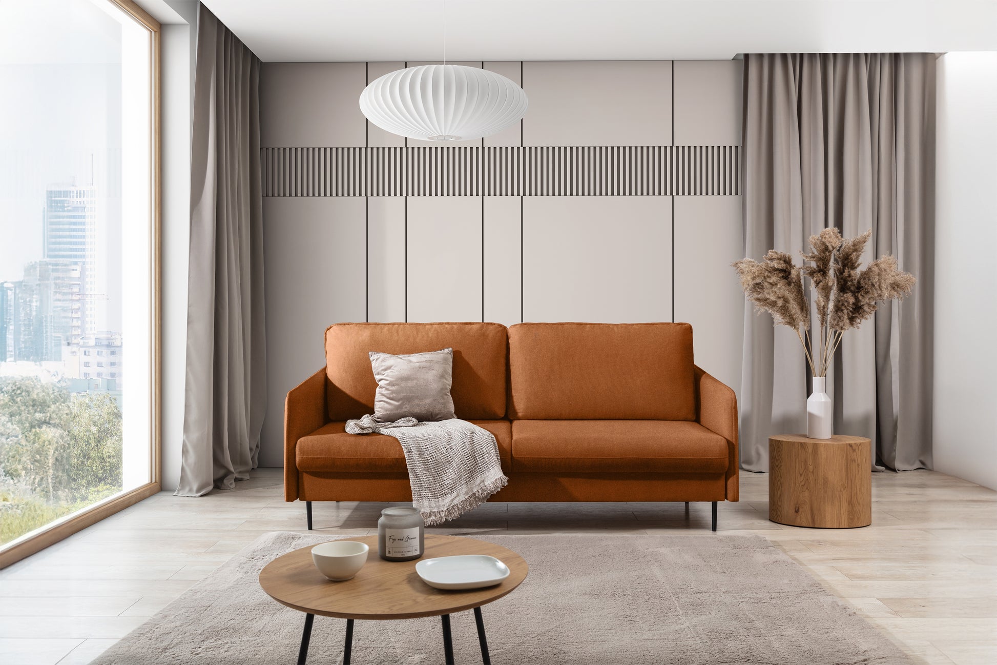 Dīvāns Tai 207/95/98 cm Salvador 15 Agmamito - N1 Home