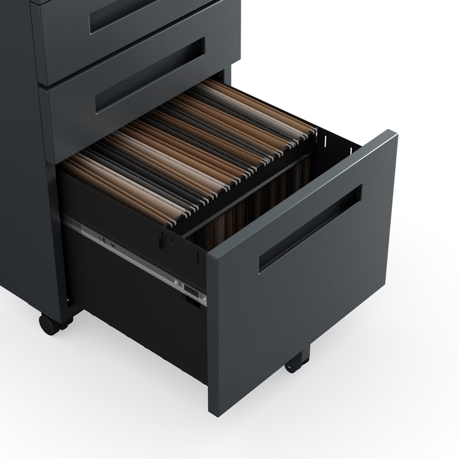 Konteiners zem rakstāmgalda Kates 39/60/50 cm antracīts - N1 Home