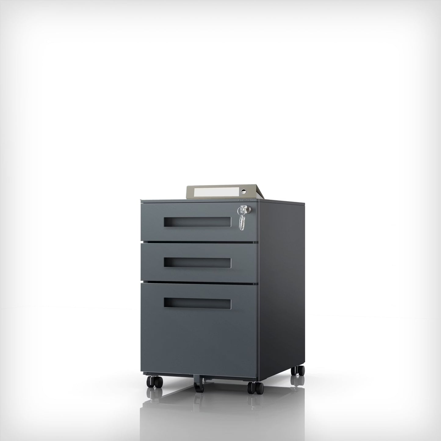 Konteiners zem rakstāmgalda Kates 39/60/50 cm antracīts - N1 Home