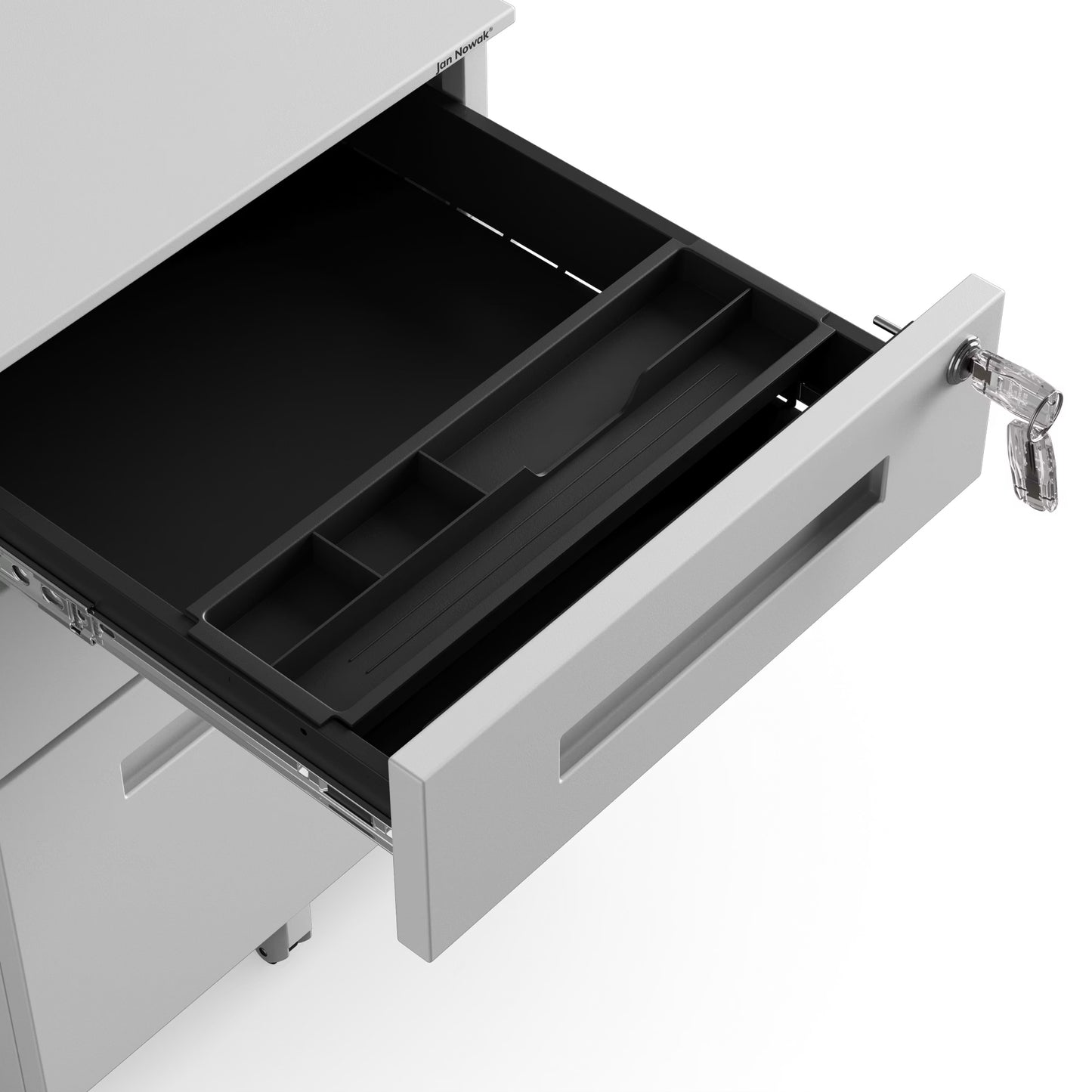 Konteiners zem rakstāmgalda Kates 39/60/50 cm pelēks - N1 Home