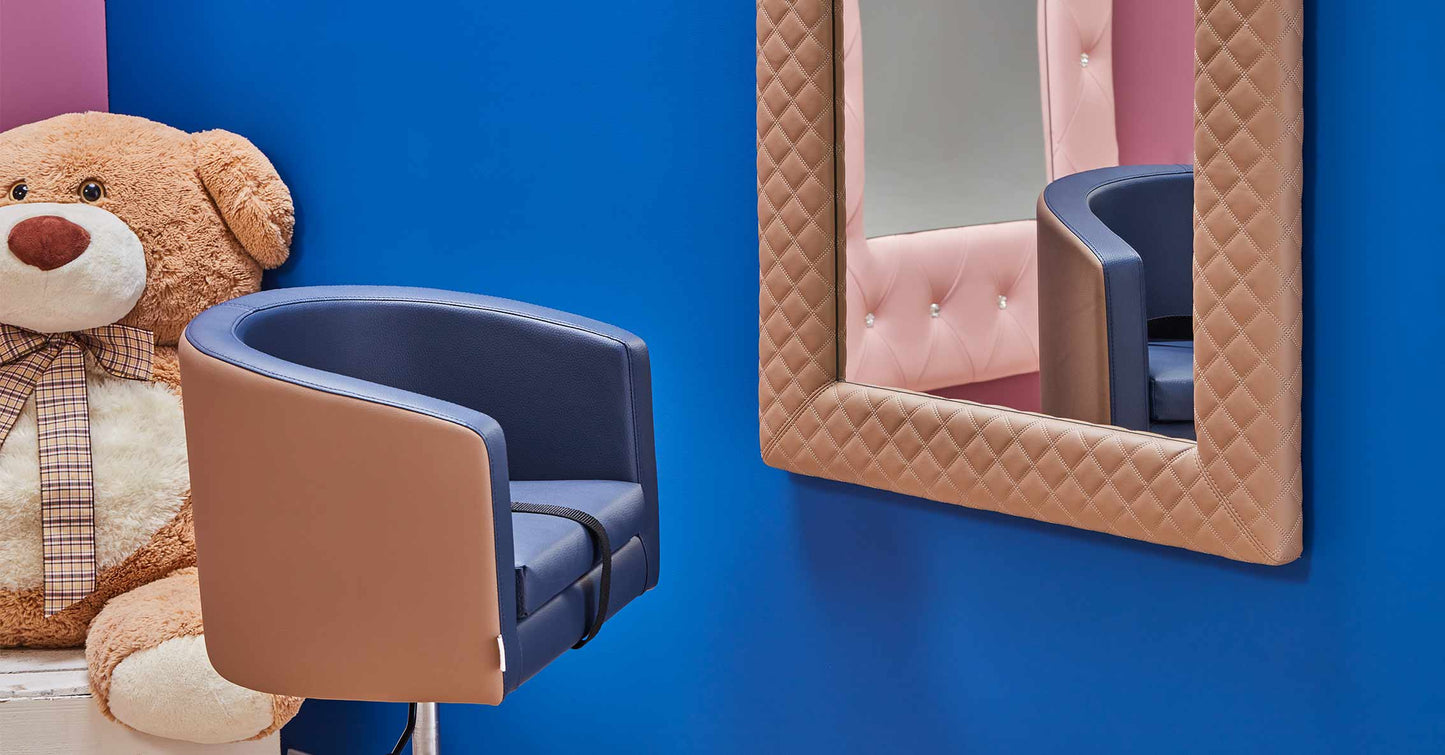 Frizētavas krēsls Lippi Kid 50/40/35 cm zaļš - N1 Home