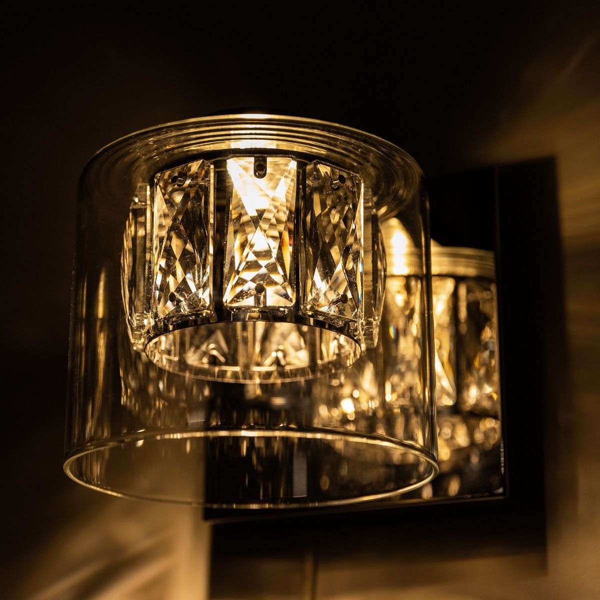 Sienas lampas Gemma 12/12/14,8 cm hroms