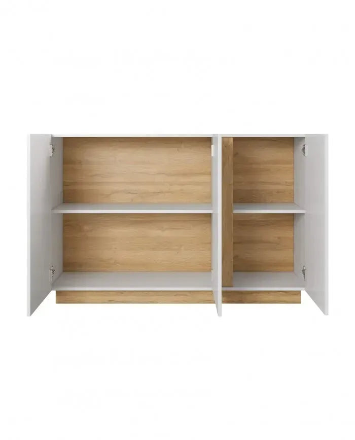 Kumode Arci 138,2/90,5/40 cm balts/ozols - N1 Home