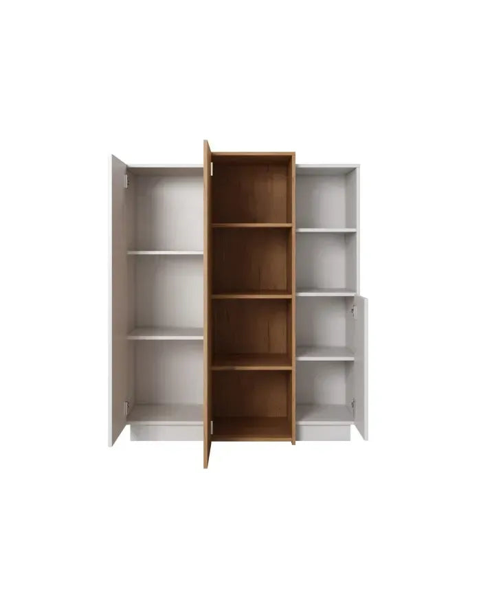 Kumode 3Dot 110/133,5/45 cm balts/ozols - N1 Home