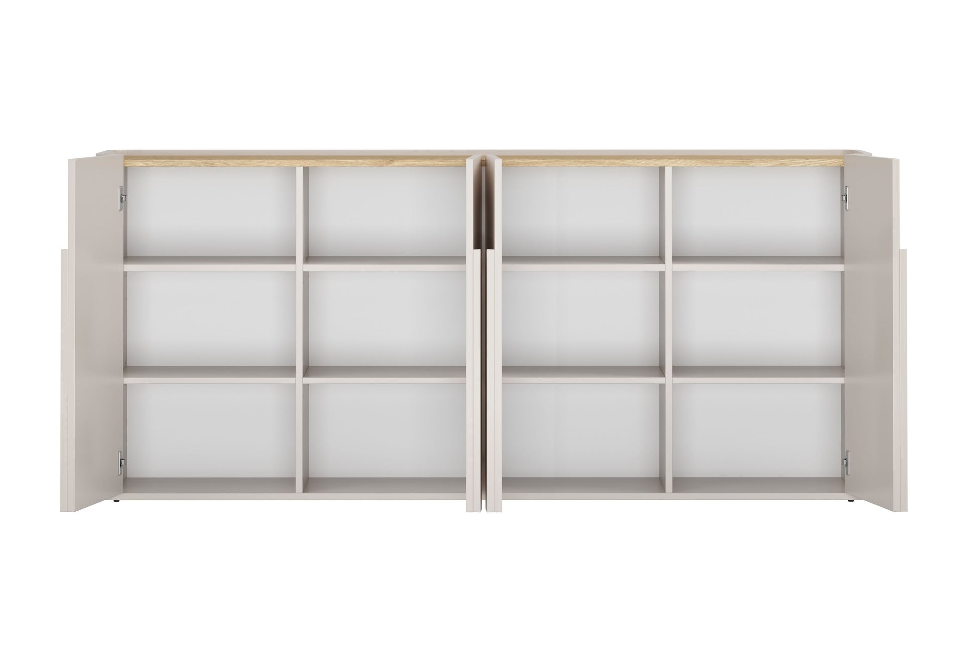 Kumode Amil 200/89/48 cm Kašmirs / Eļļots ozols - N1 Home