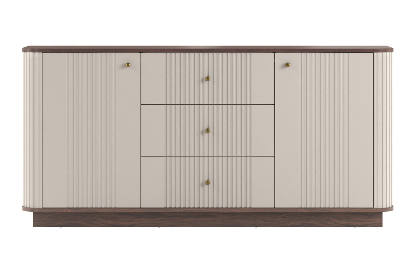 Kumode Vespa 160/77/38/ cm kašmirs/rieksts/zelts - N1 Home