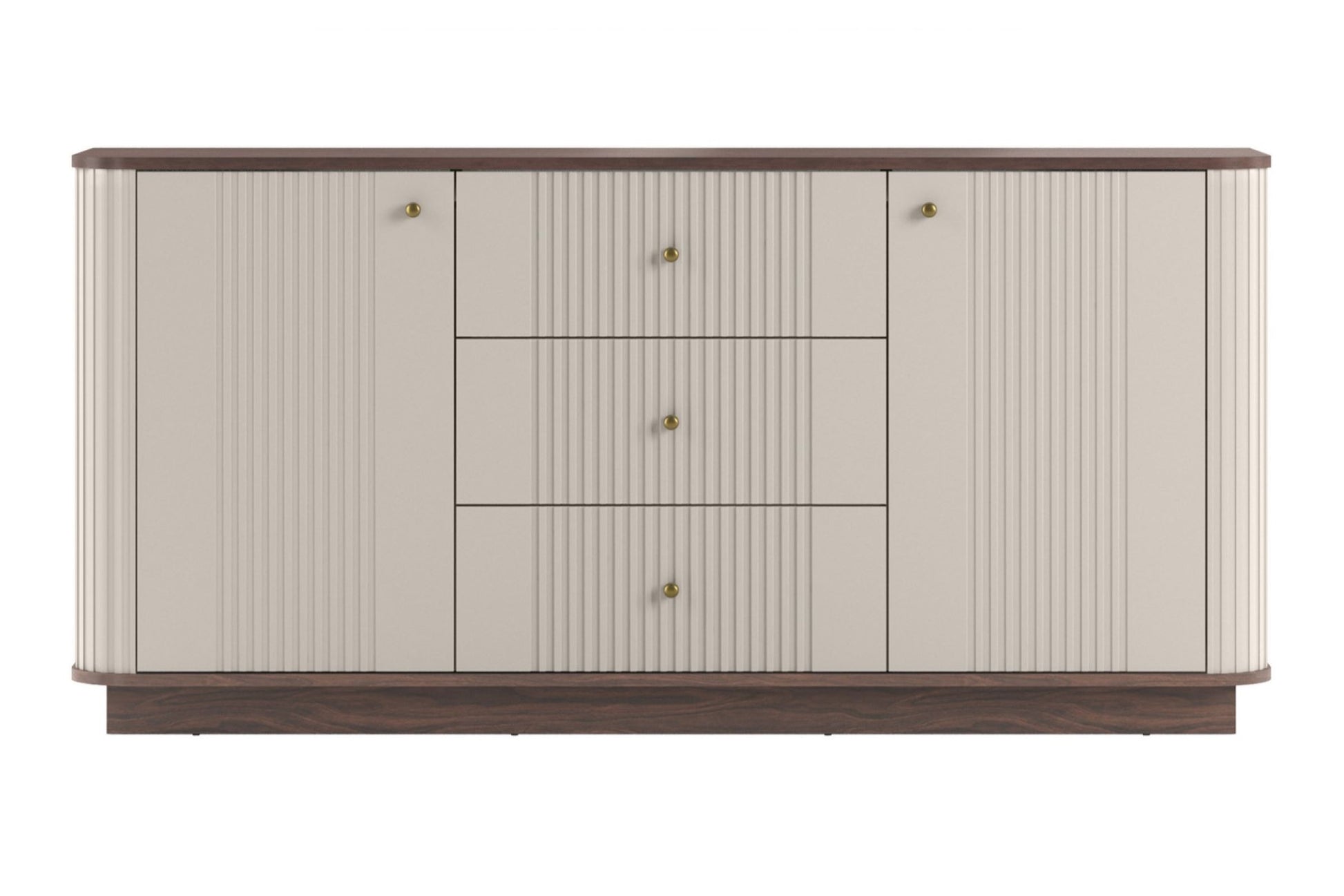 Kumode Vespa 160/77/38/ cm kašmirs/rieksts/zelts - N1 Home