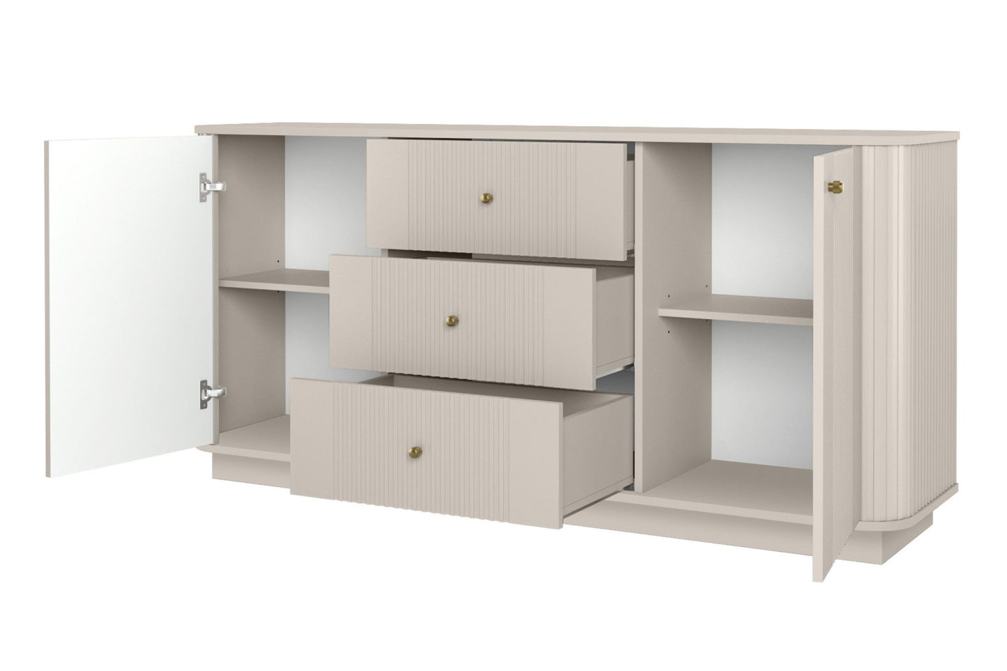 Kumode Vespa 160/77/38/ cm kašmirs/zelts - N1 Home