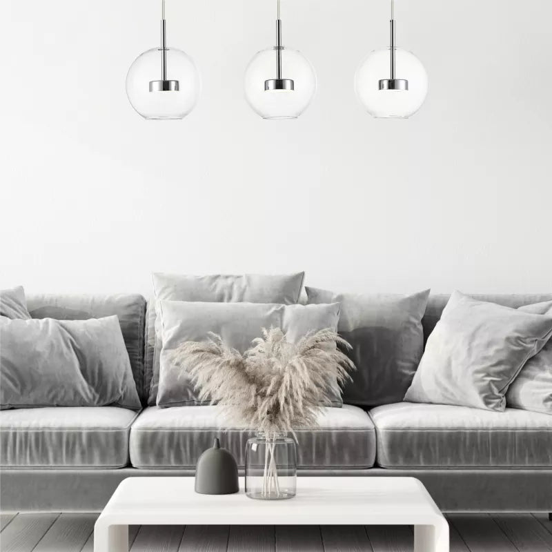Piekaramā lampa Enso 40/84/20 cm hroms - N1 Home