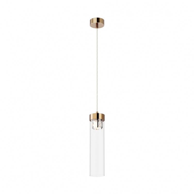 Piekaramā lampa Gemma 43/11 cm rozā zelts - N1 Home