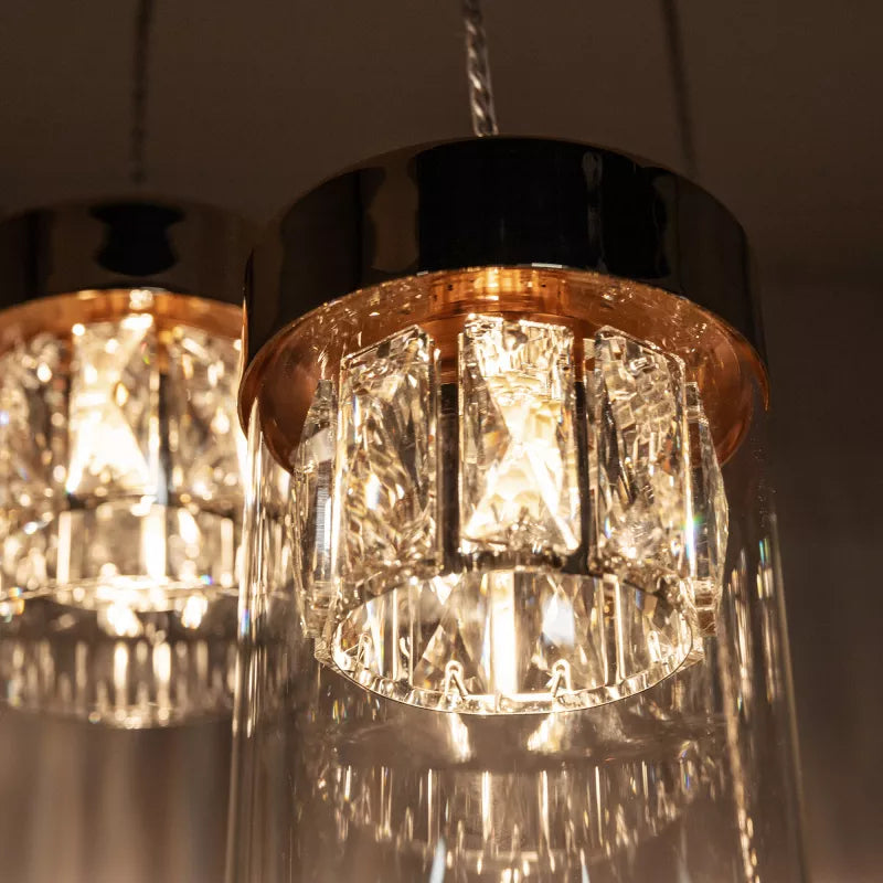 Piekaramā lampa Gemma 43/11 cm rozā zelts - N1 Home