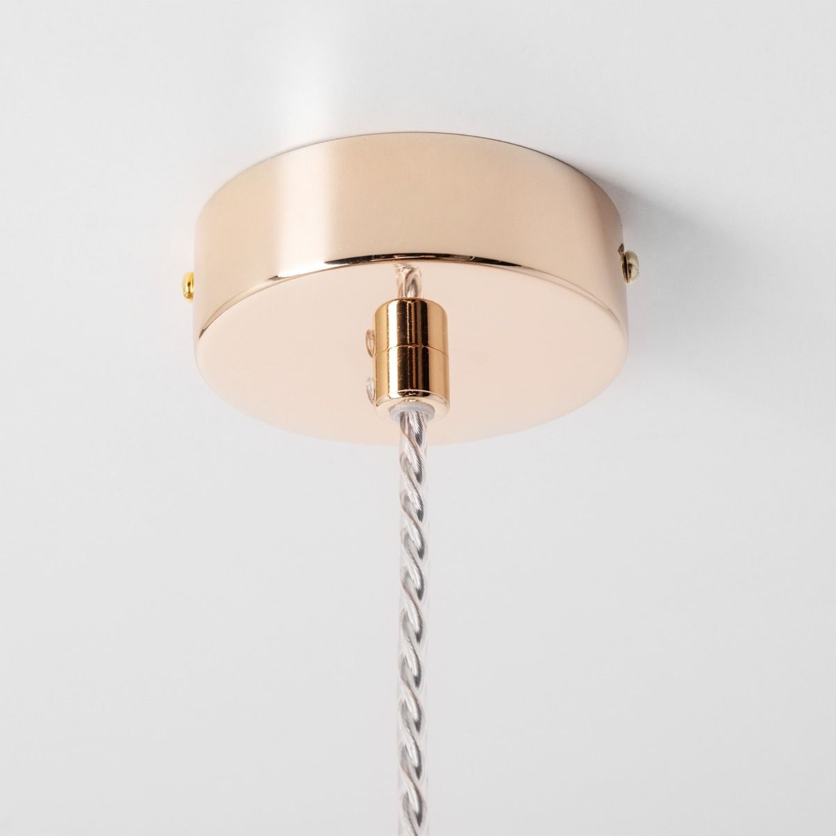 Piekaramā lampa Gemma 43/11 cm rozā zelts - N1 Home