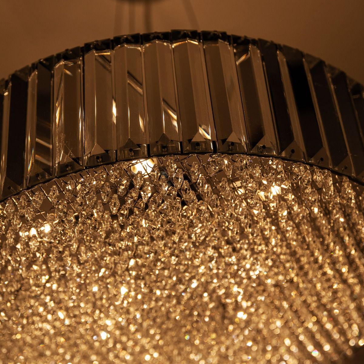 Piekaramā lampa Baron 18/46/46 cm hroms - N1 Home