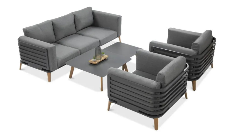 Atpūtas komplekts Radi Smols pelēks - N1 Home