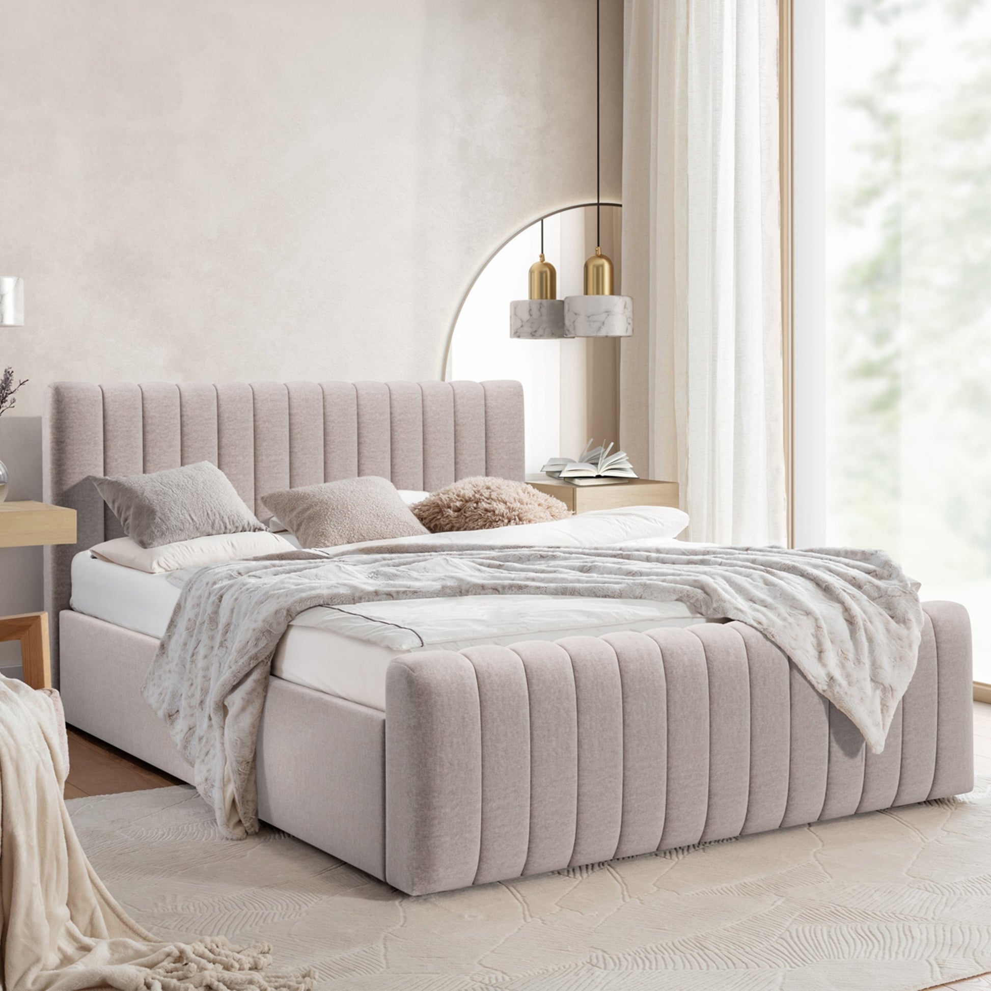 Gulta Austin ar konteineru 120; 140; 160; 180/200 cm Maya 01 - N1 Home