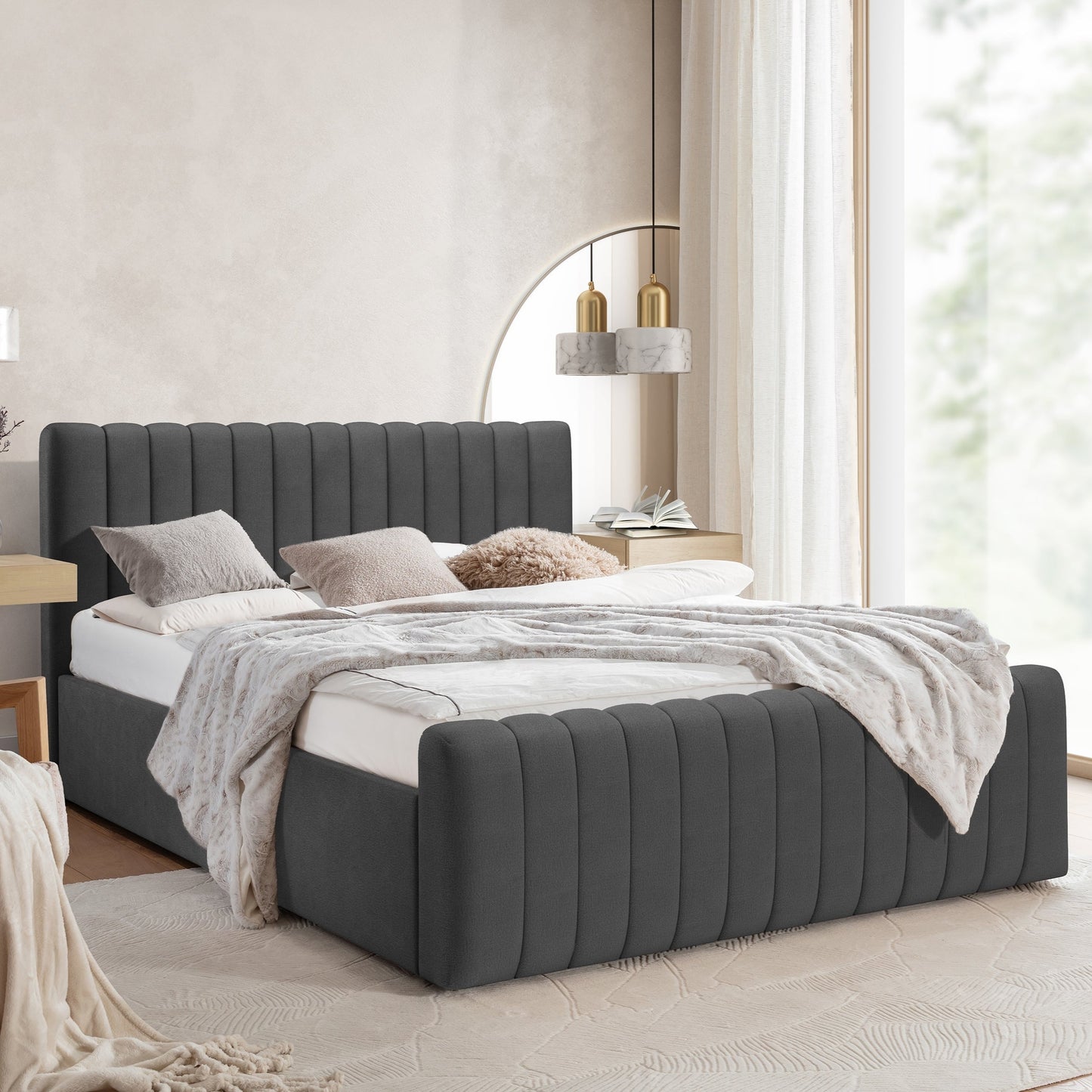 Gulta Austin ar konteineru 120; 140; 160; 180/200 cm Salvador (SIC) 15 - N1 Home