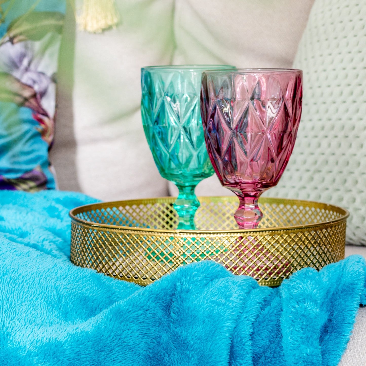 LUNNA caurspīdīgo vīna glāžu komplekts, 4gab.0,31l - N1 Home