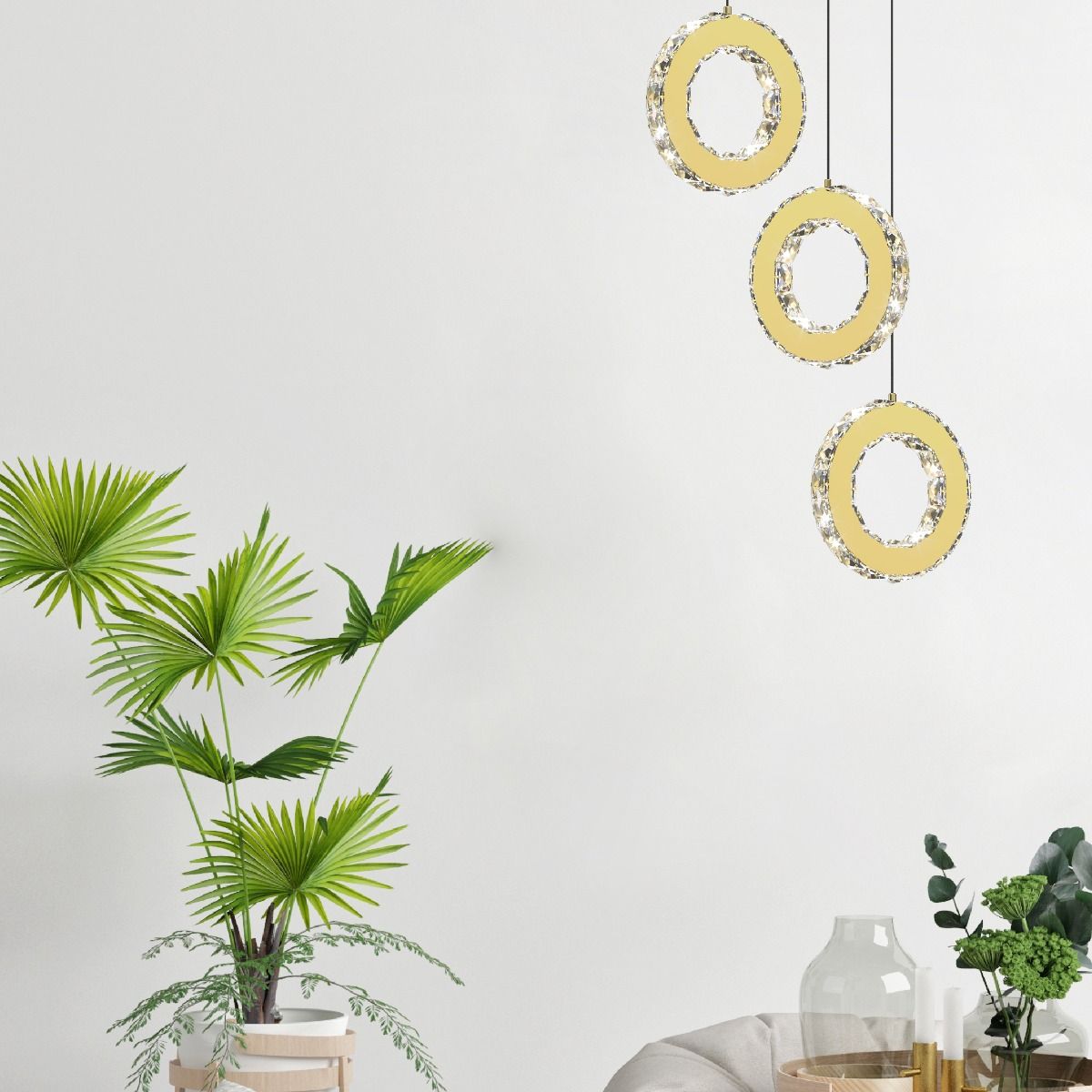 Piekaramā lampa Graff 20/150/18 cm zelts - N1 Home