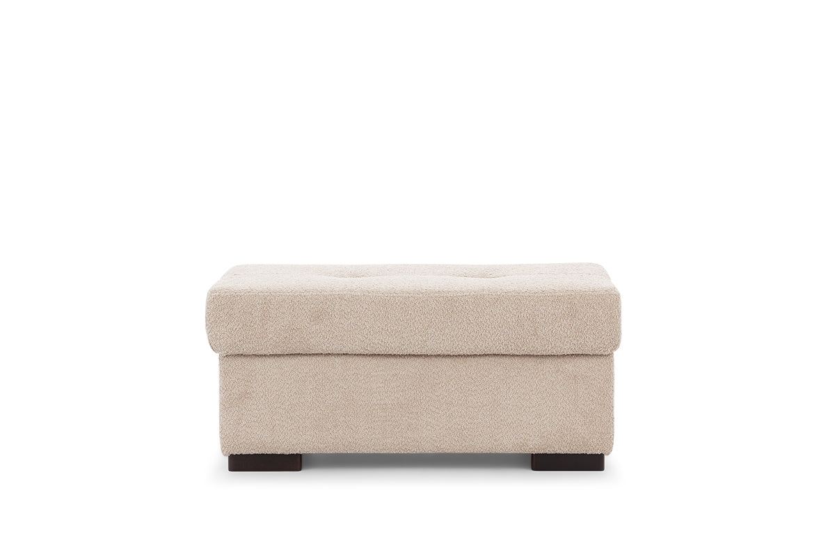 Pufs KORA XL ar konteineru 60/ 45,5/100 cm krēms - N1 Home