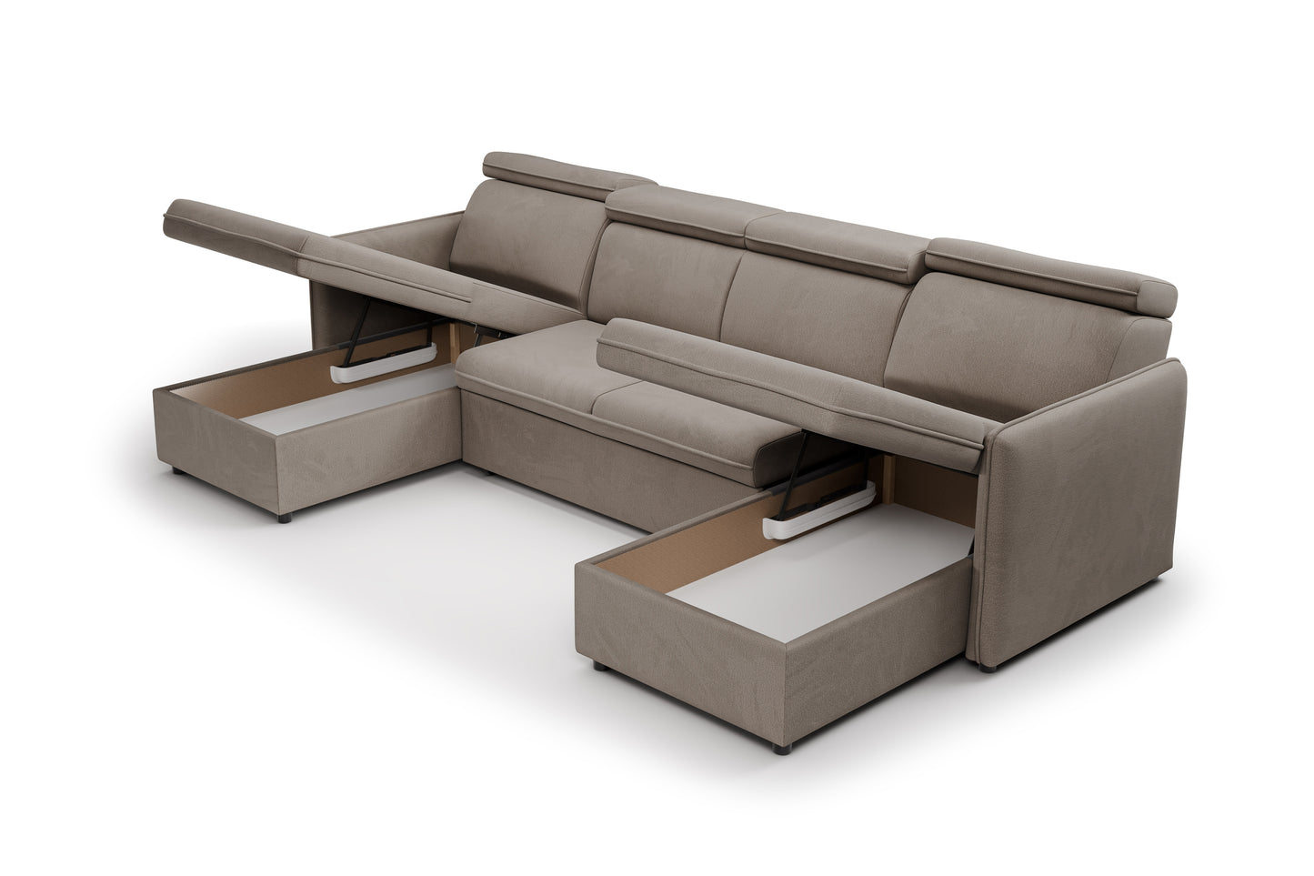 Dīvāns Barce 280/94/165 cm bēšs - N1 Home