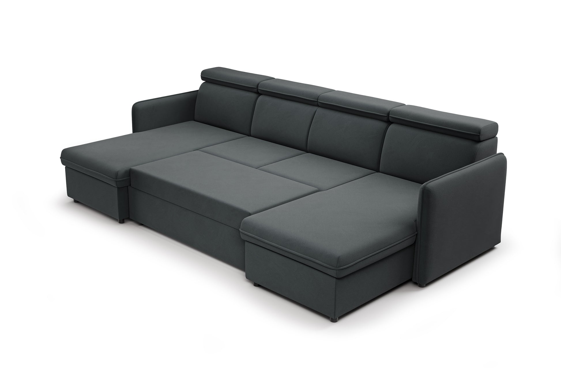 Dīvāns Barce 280/94/165 cm tumši pelēks - N1 Home