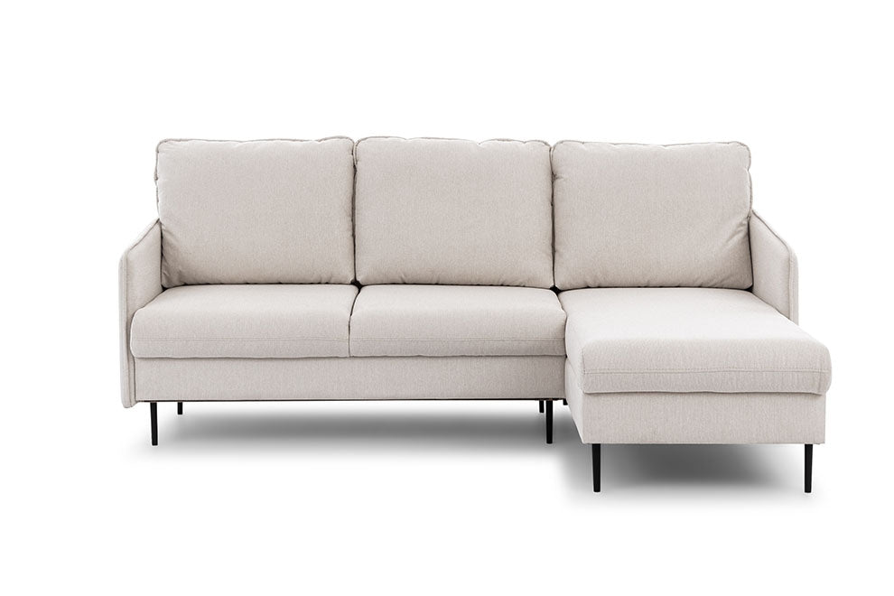 Dīvāns Tai 222/95/161 cm krēms/melnas kājas - N1 Home