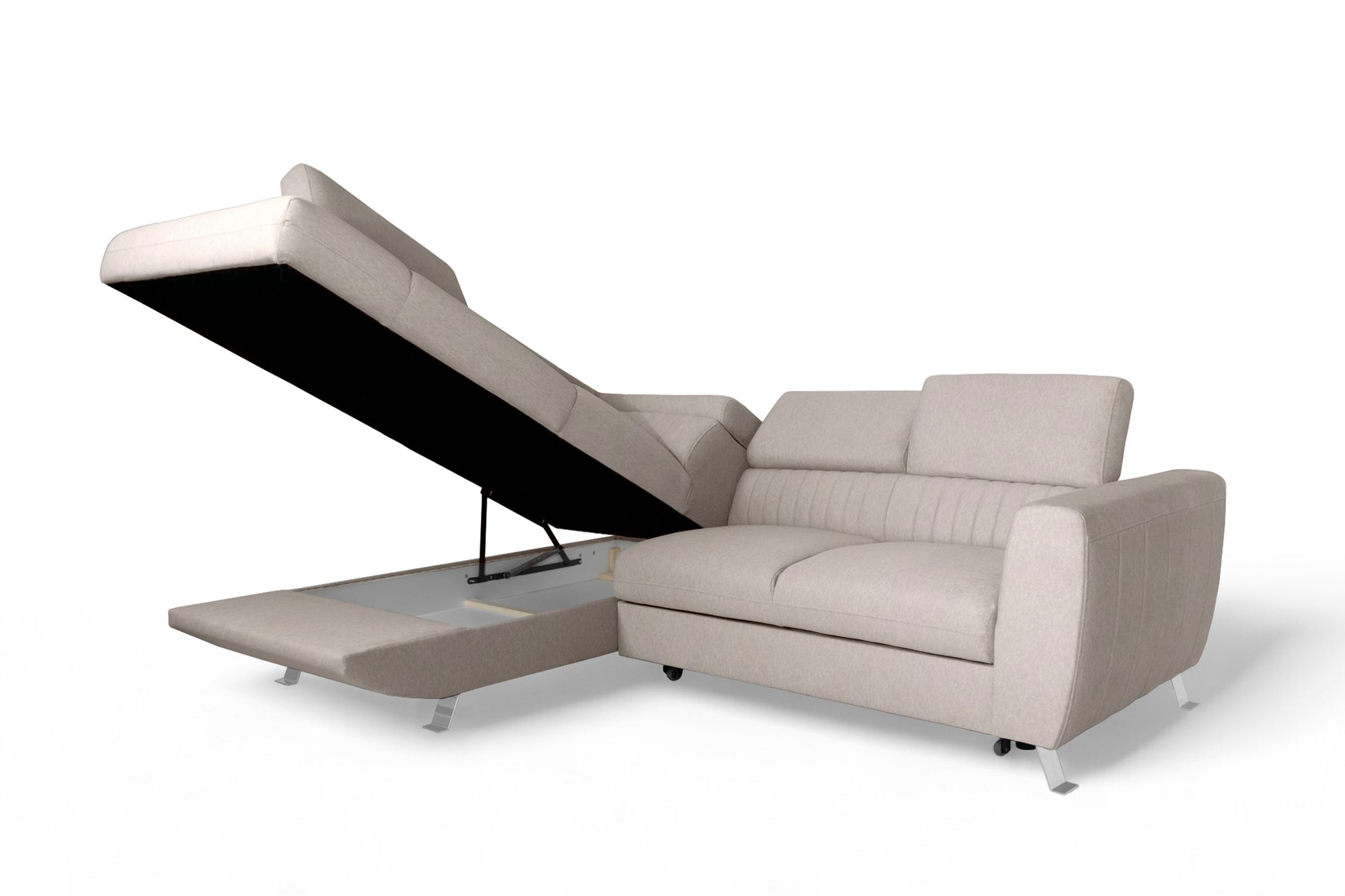 Dīvāns Zelub 270/110/205 cm bēšs - N1 Home