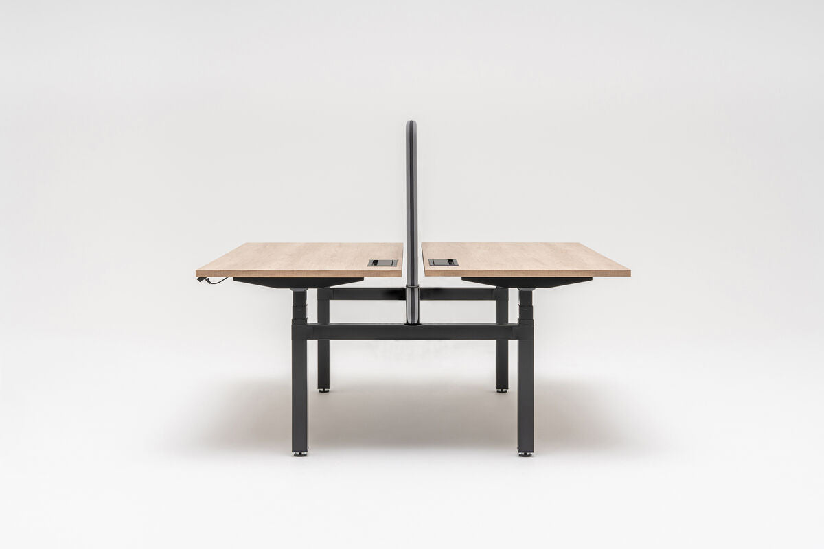 Galds Trok 120/149/70-120 cm melns - N1 Home