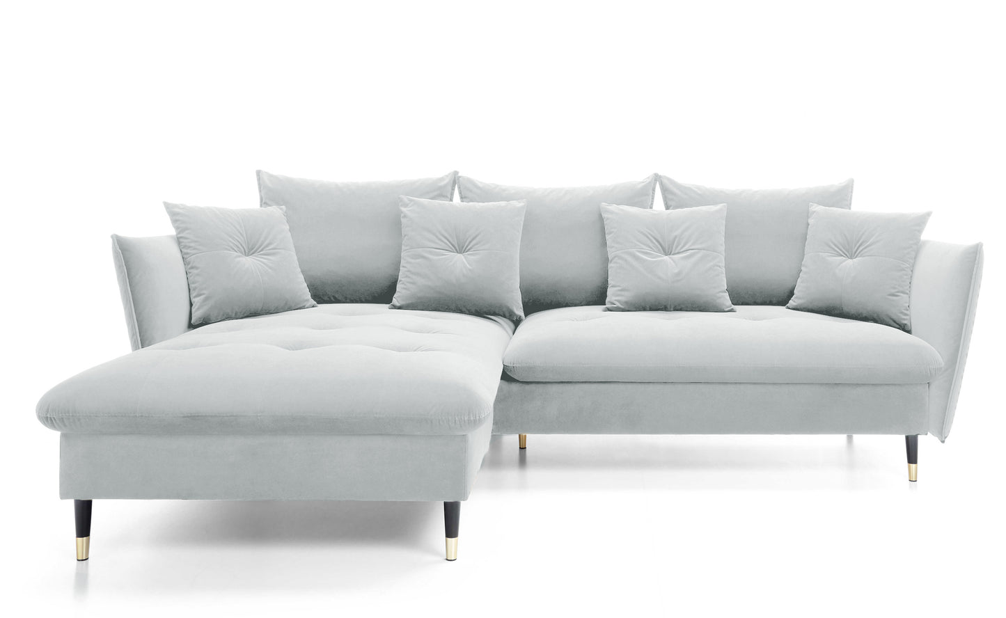 Dīvāns Bazlam 91/258/167 cm Matt Velvet 83 - N1 Home