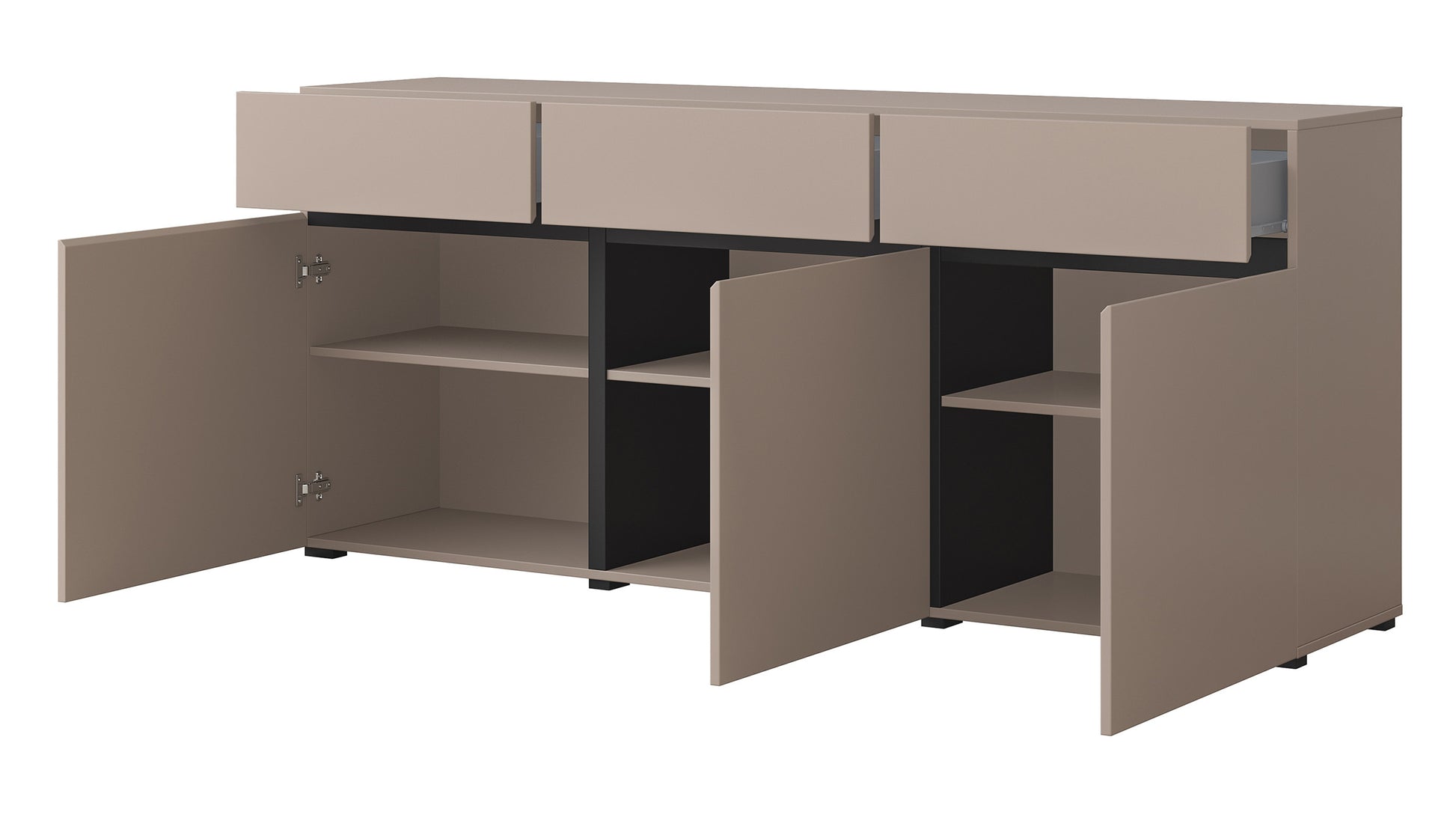 Kumode Kruzat 180/78/40 cm bēšs - N1 Home