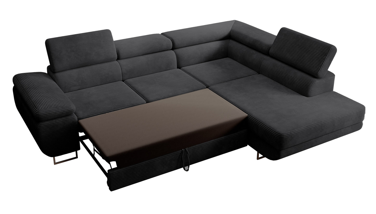 Dīvāns Steva 90/275/203 cm Poso 135 - N1 Home