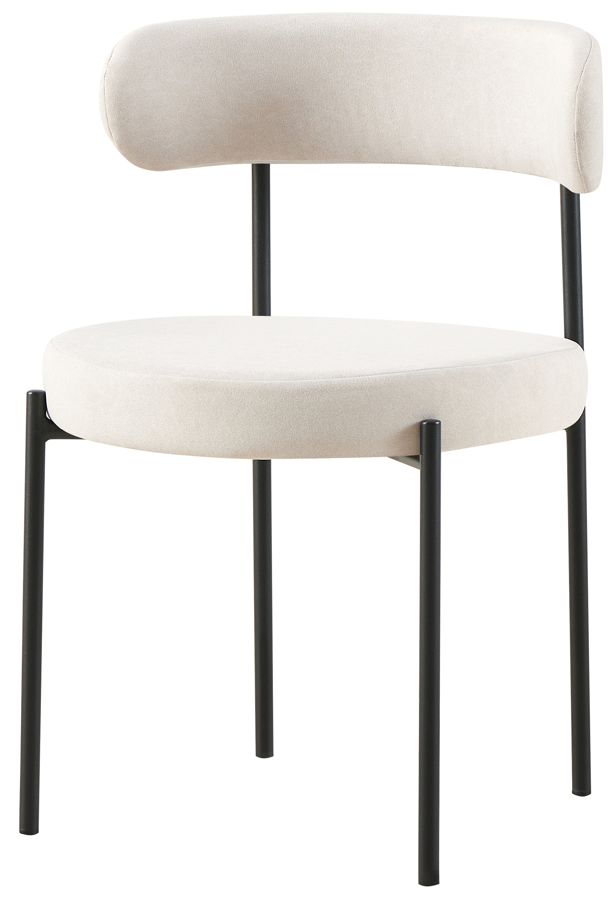 Krēsls Femisa 77/50/55 cm gaiši bēšs/melns - N1 Home