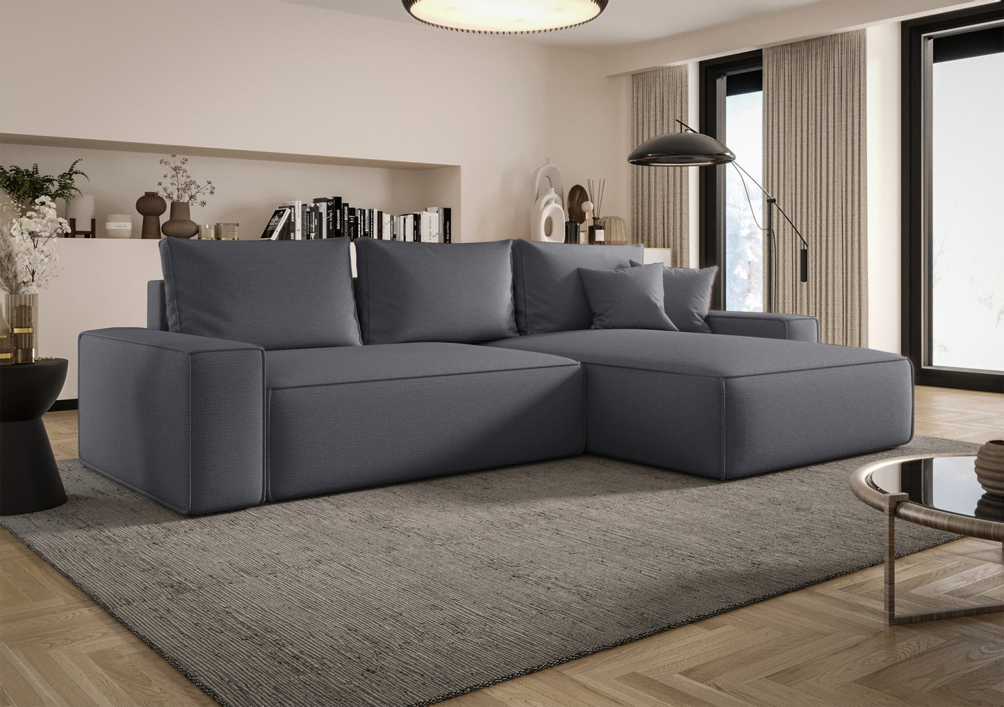 Dīvāns Larosh 85/280/185 cm Aragon 93