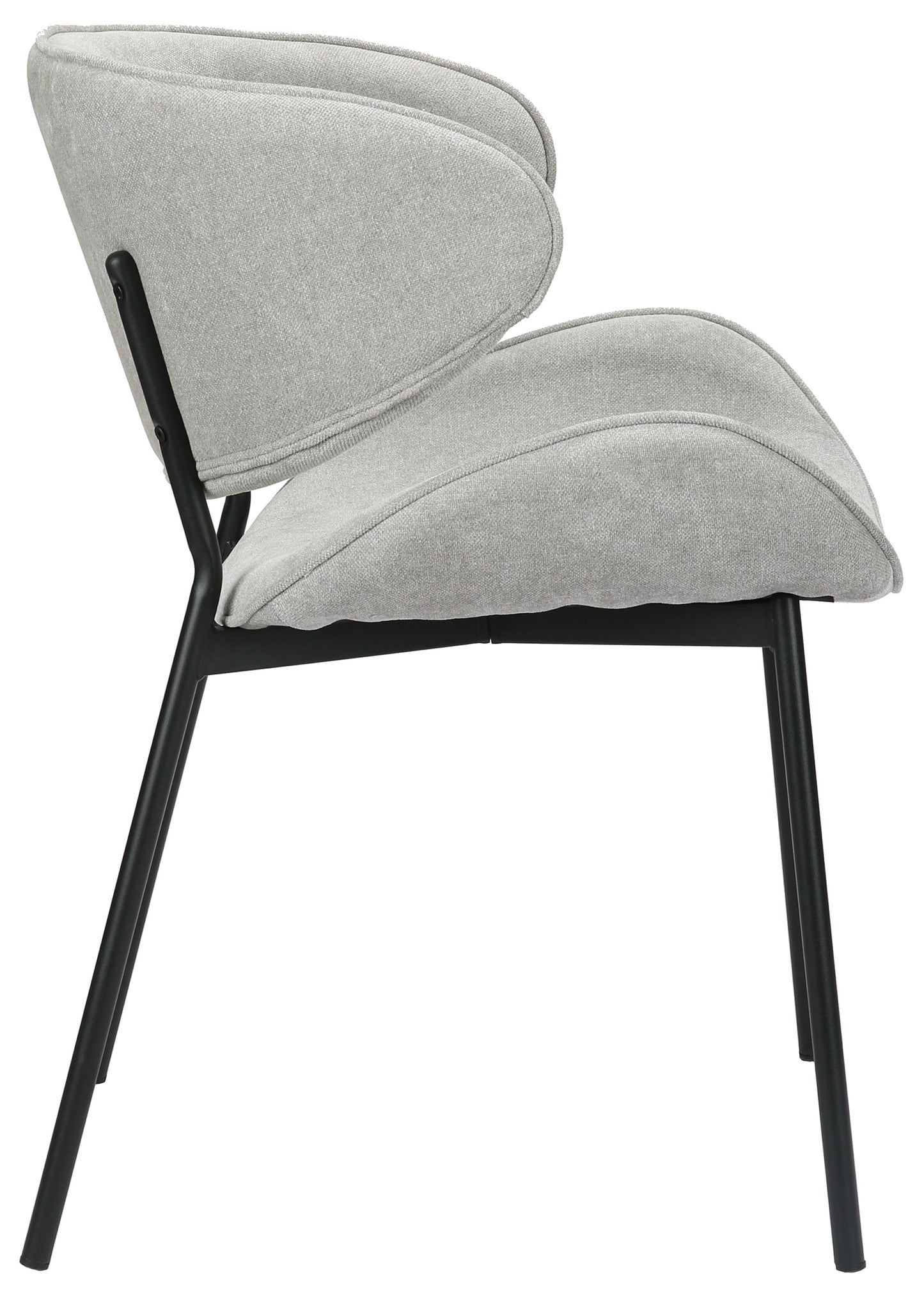 Krēsls Pretis 80/53/59 cm gaiši pelēks - N1 Home