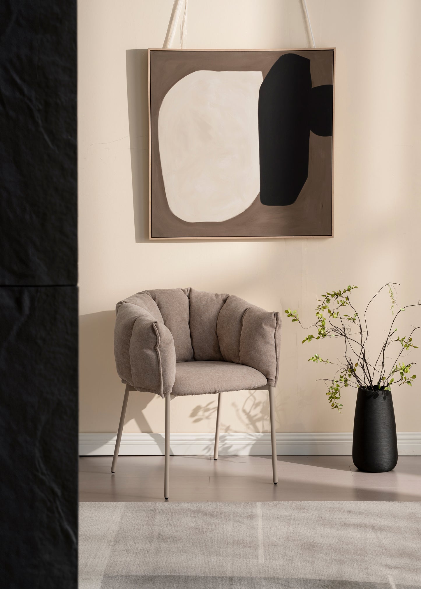 Krēsls Convi 80/70/60 cm bēšs - N1 Home