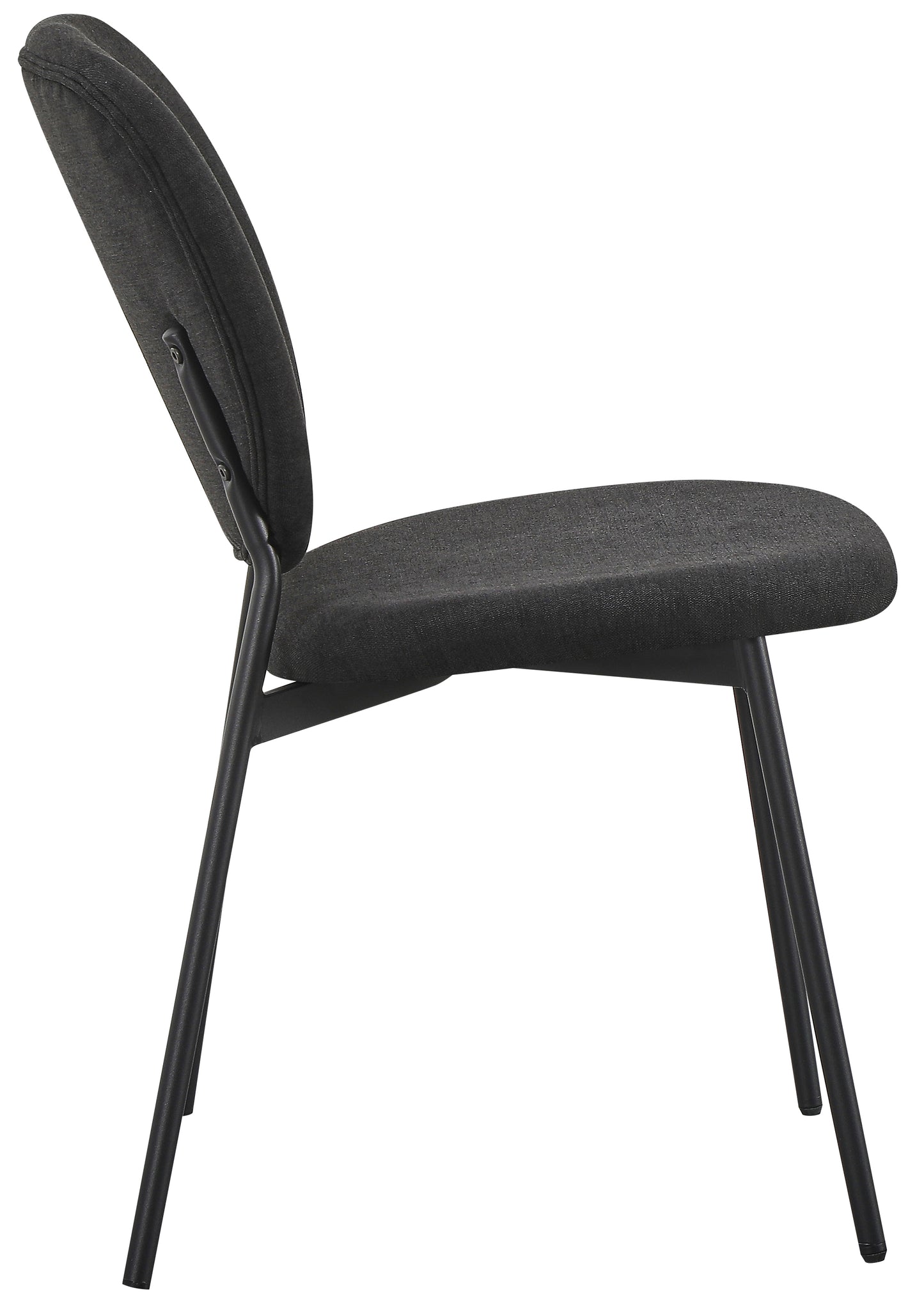 Krēsls Brokt 79/49/56 cm melns - N1 Home