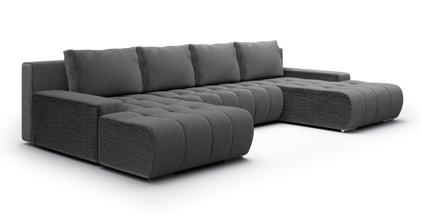 Dīvāns Magli U 85/350/185 cm Poso 60 - N1 Home