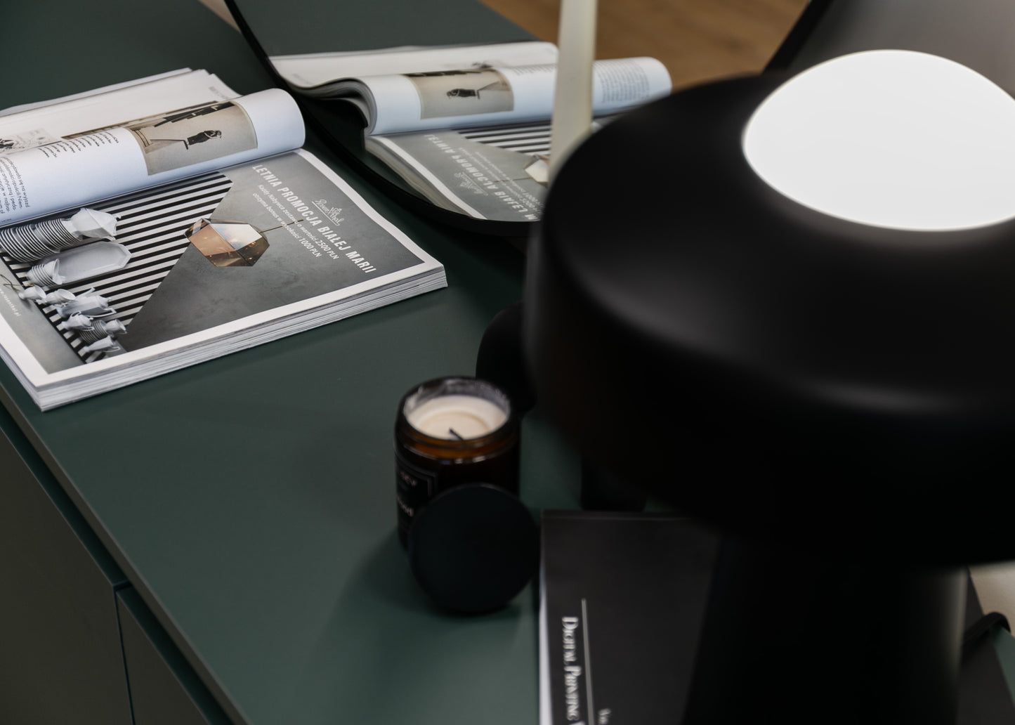 Kumode Bommo 150/77/35 cm tumši zaļs