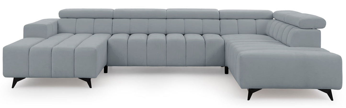 Dīvāns Roggus U 79/356/234 cm Sicuro 70 - N1 Home