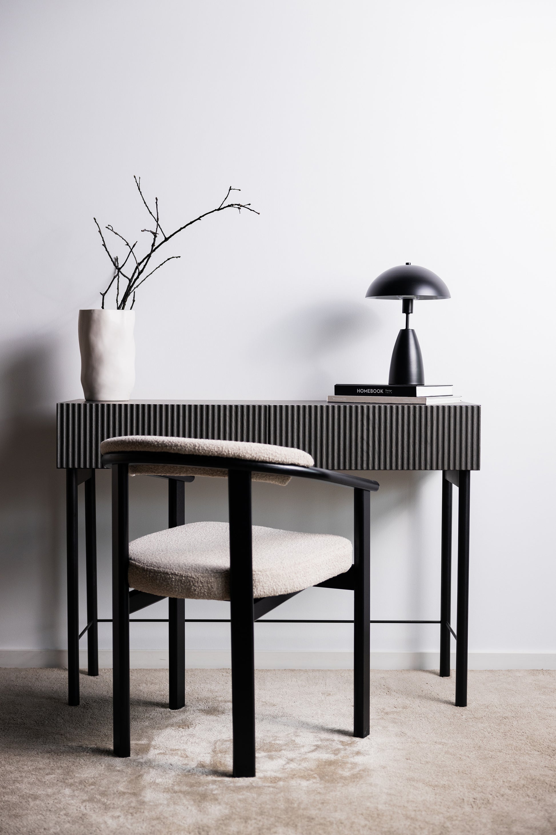 Krēsls Finis 73/56/55 cm eļļots ozols/bēšs buklē - N1 Home