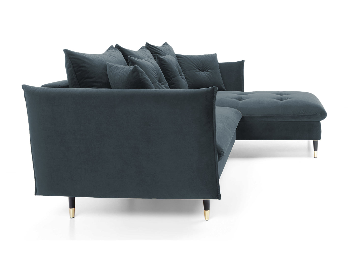 Dīvāns Bazlam 91/258/167 cm Matt Velvet 93 - N1 Home