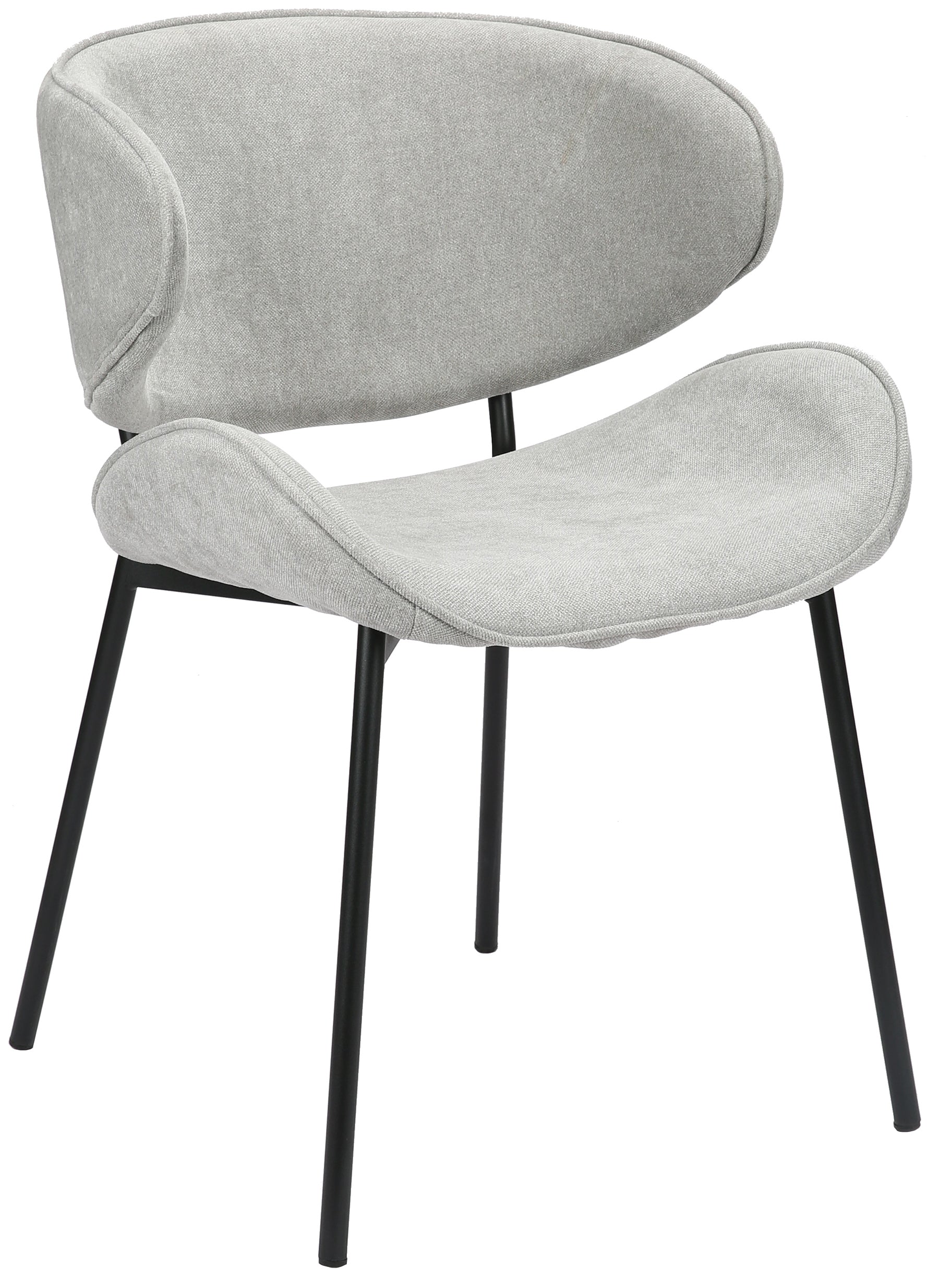 Krēsls Pretis 80/53/59 cm gaiši pelēks - N1 Home