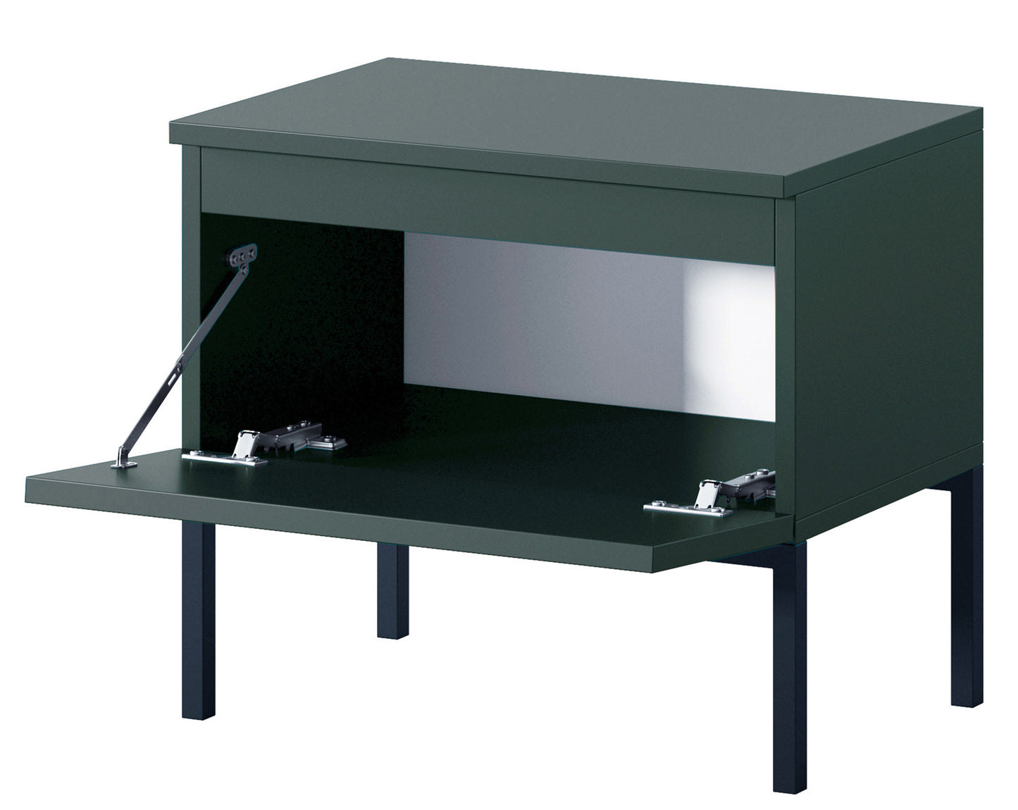 Naktsgaldiņš Bommo 43/49/32 cm tumši zaļs