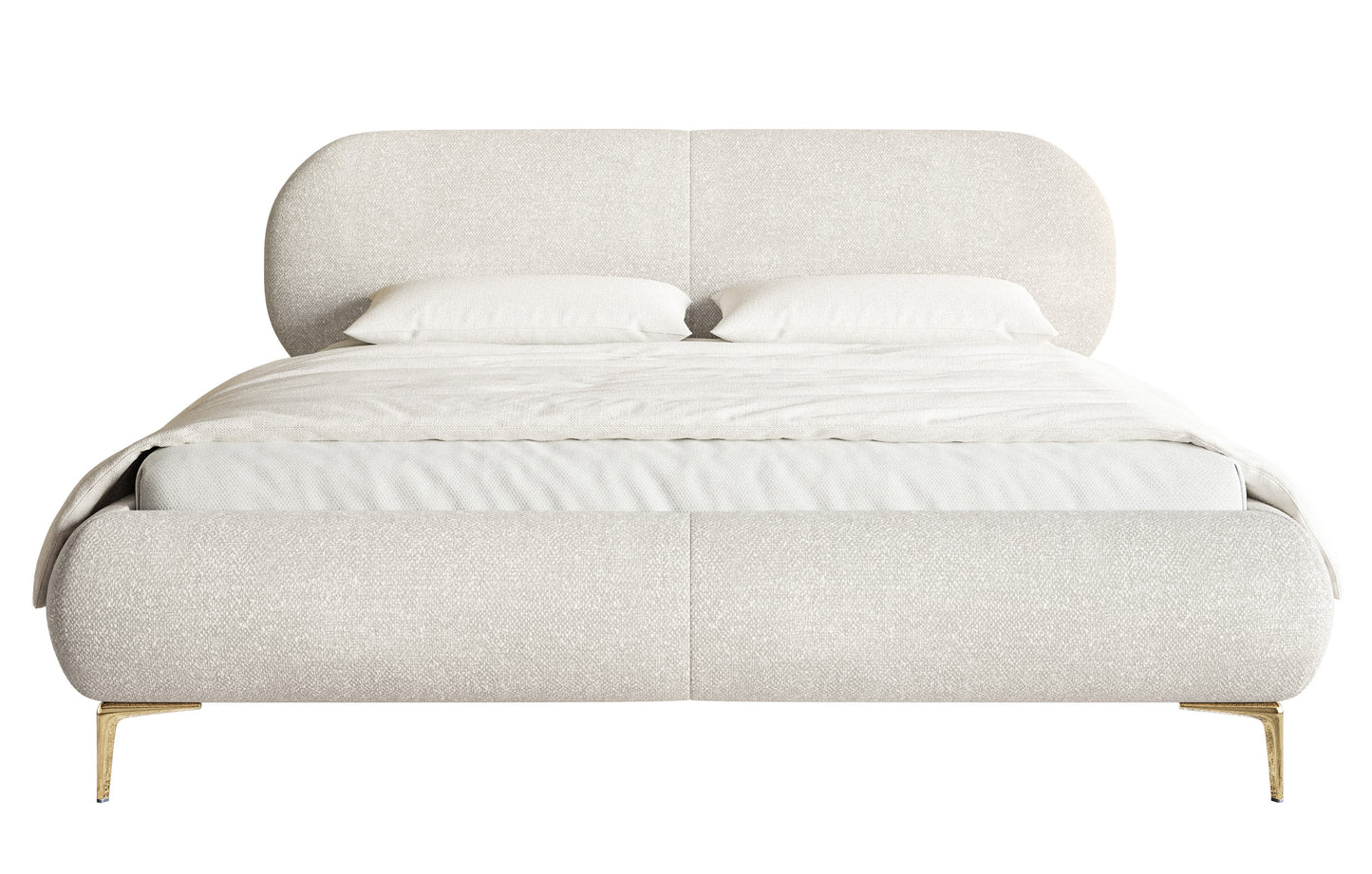 Gulta ar konteineru Valeo 140/160/180x 200 cm Melody 14 (Agmamito),zelta kājas - N1 Home