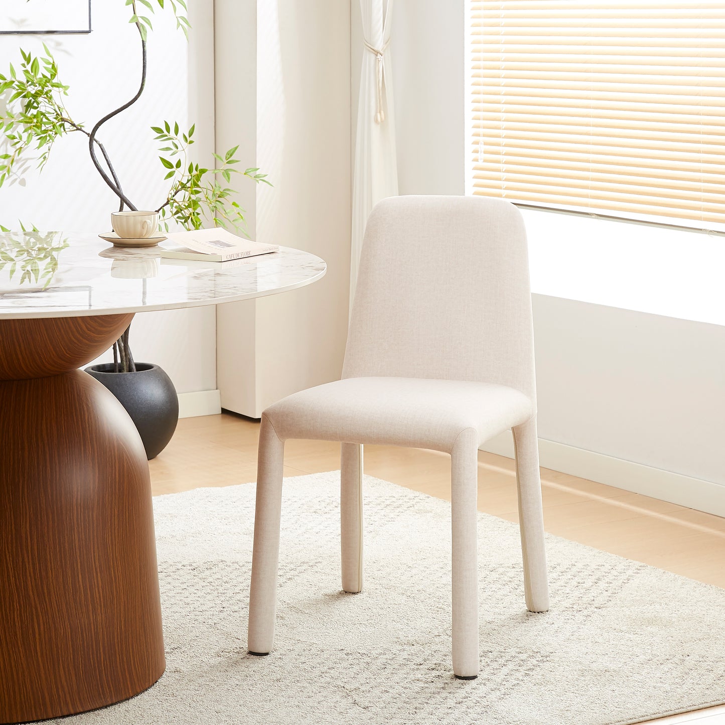 Krēsls Vokas 44/84/55 cm krēms