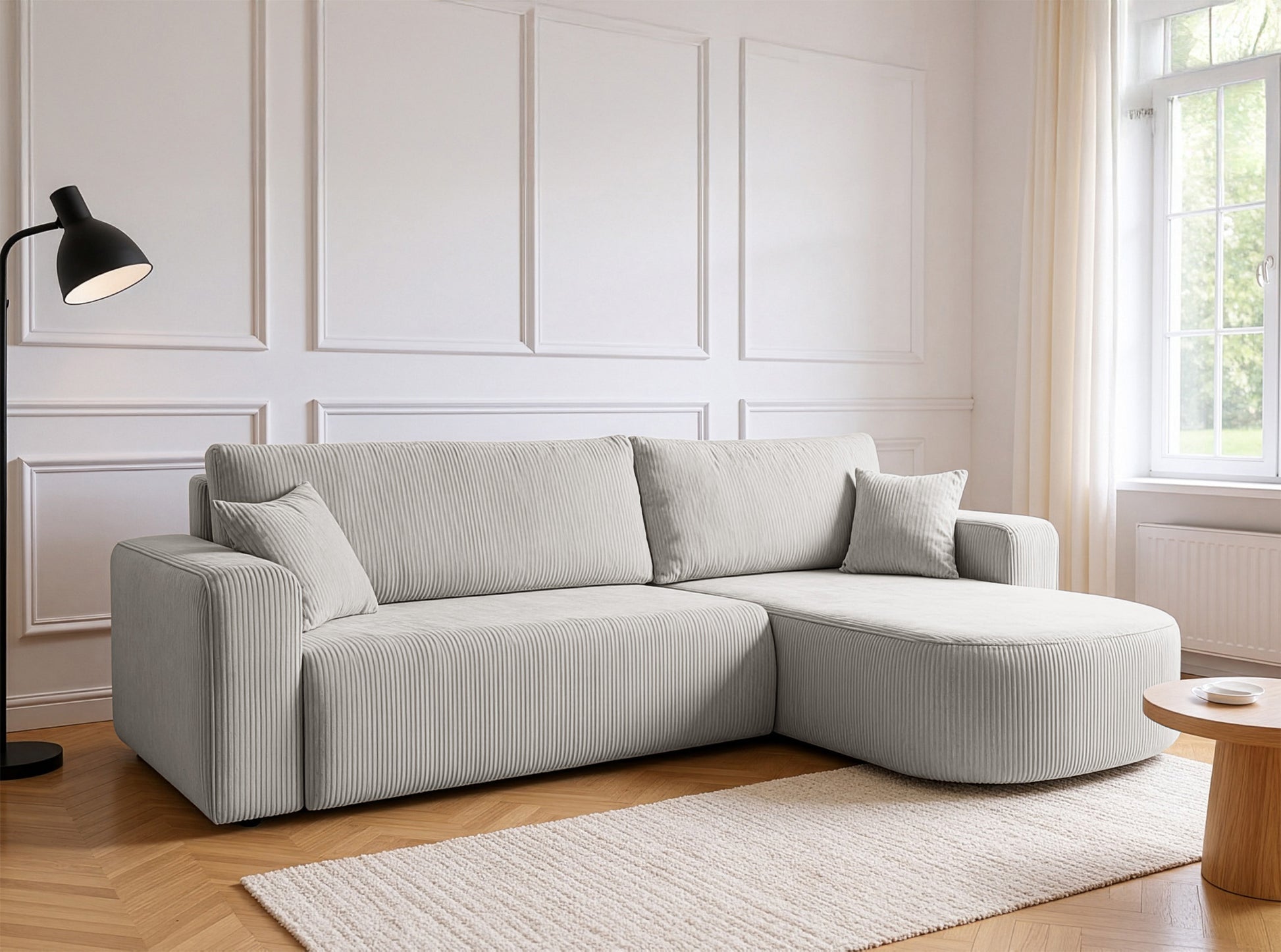 Dīvāns Teos 85/275/170 cm Poso 100 - N1 Home